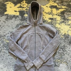LULULEMON Scuba Jacket 10 zip up jacket gray medium older style hoodie